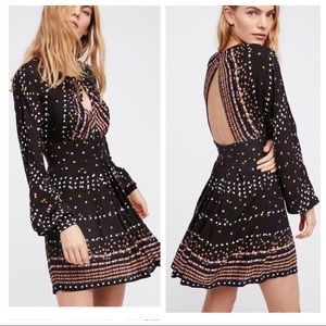 Free People Printed Skater Dress